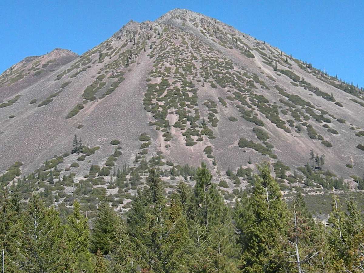 Mt Shasta cinder cone (a.k.a. volcano poop)